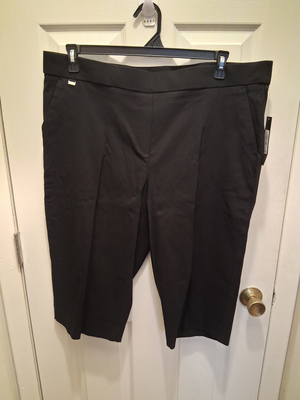 Counterparts Black Pull-On Bermuda Shorts